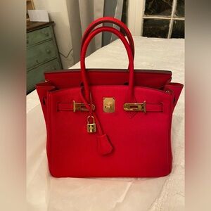 Elegant Red Handbag